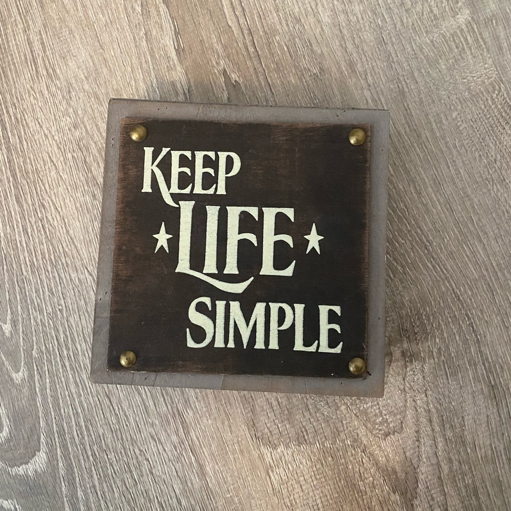 Keep Life Simple picture
